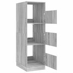 vidaXL Wäscheschrank Graues Sonoma 50 x 68 x 162 cm Holzwerkstoff