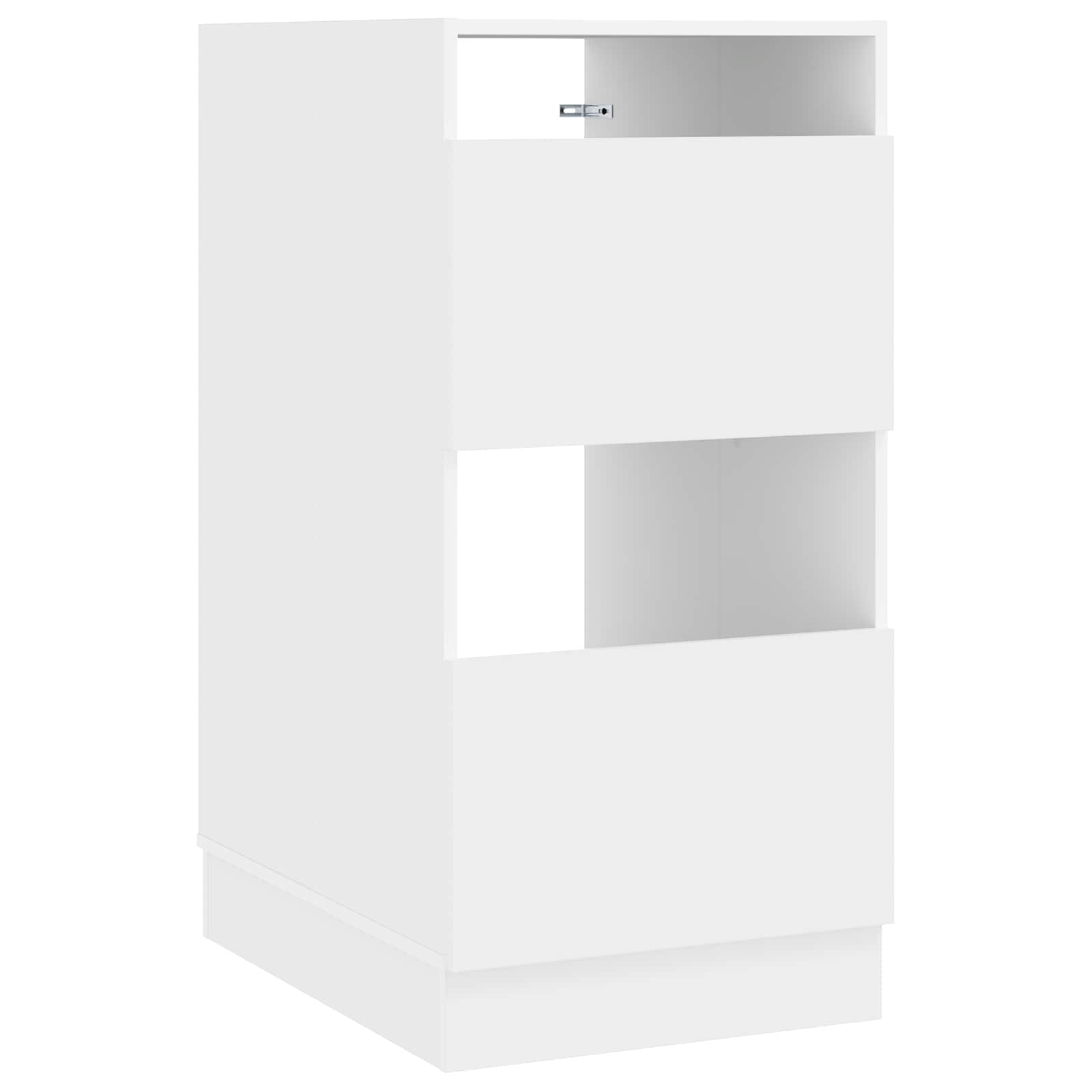 vidaXL Wäscheschrank mit Speicher Weiß 50 x 68 x 102 cm Holzwerkstoff