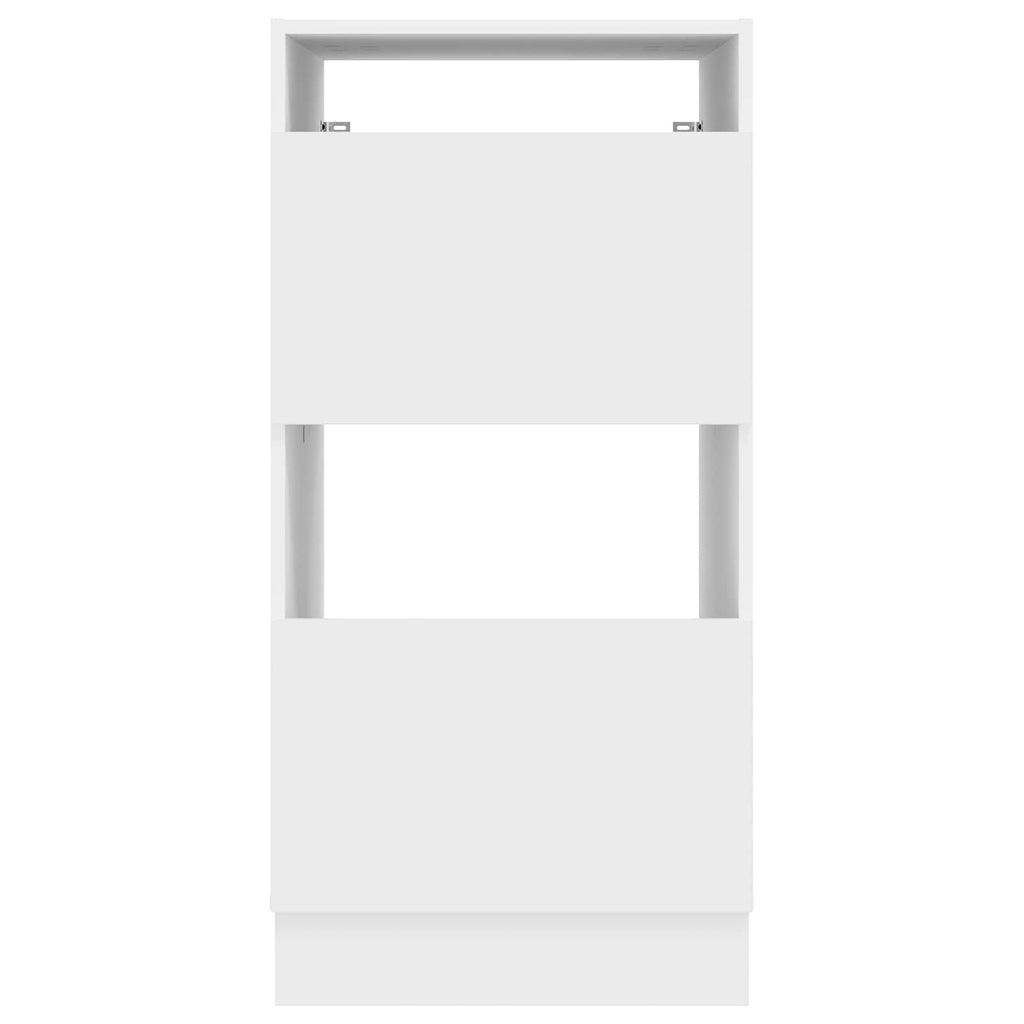 vidaXL Wäscheschrank mit Speicher Weiß 50 x 68 x 102 cm Holzwerkstoff