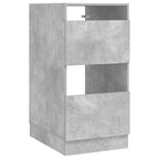 vidaXL Wäscheschrank mit Speicher mit Tür Beton Holzwerkstoff