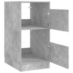 vidaXL Wäscheschrank mit Speicher mit Tür Beton Holzwerkstoff