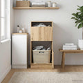 vidaXL Wäscheschrank Artisan-Eiche 50 x 68 x 102 cm Holzwerkstoff