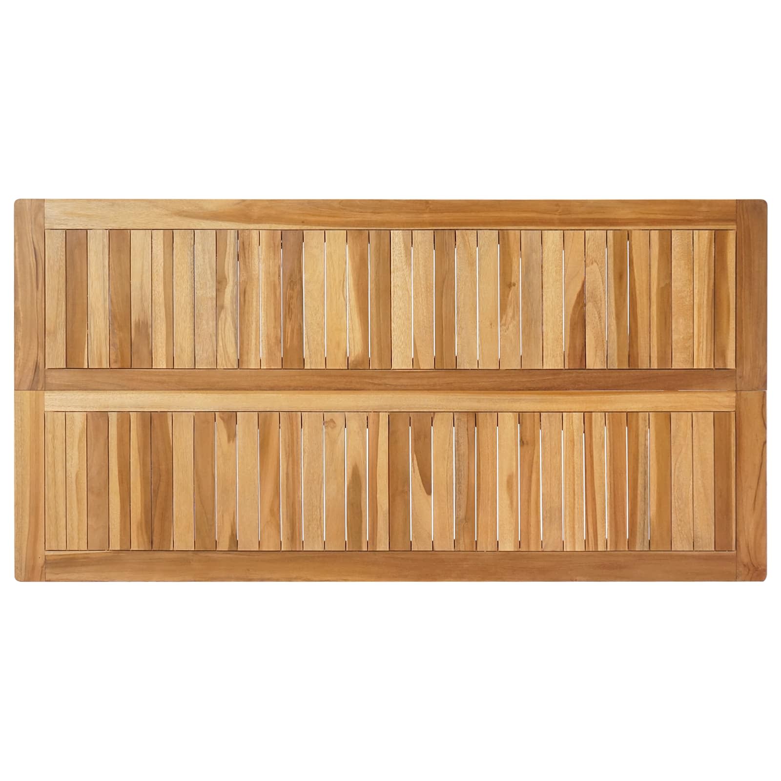 vidaXL Bartisch Natur 150 x 75 x 105 cm Massivholz Teak
