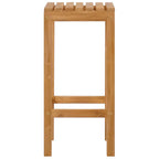 vidaXL Barhocker 4 pcs Natur 35 x 35 x 75 cm Massivholz Teak