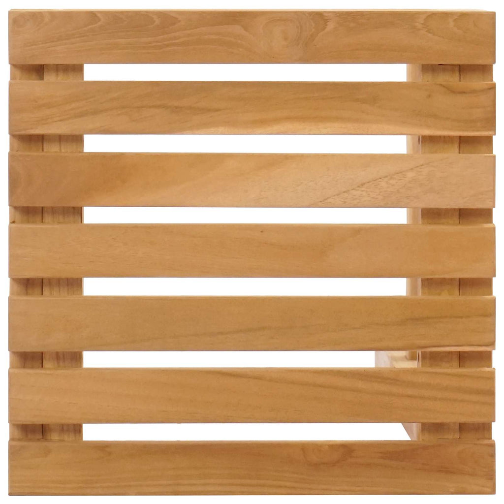 vidaXL Barhocker 4 pcs Natur 35 x 35 x 75 cm Massivholz Teak