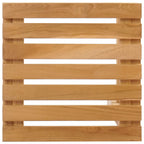vidaXL Barhocker 4 pcs Natur 35 x 35 x 75 cm Massivholz Teak
