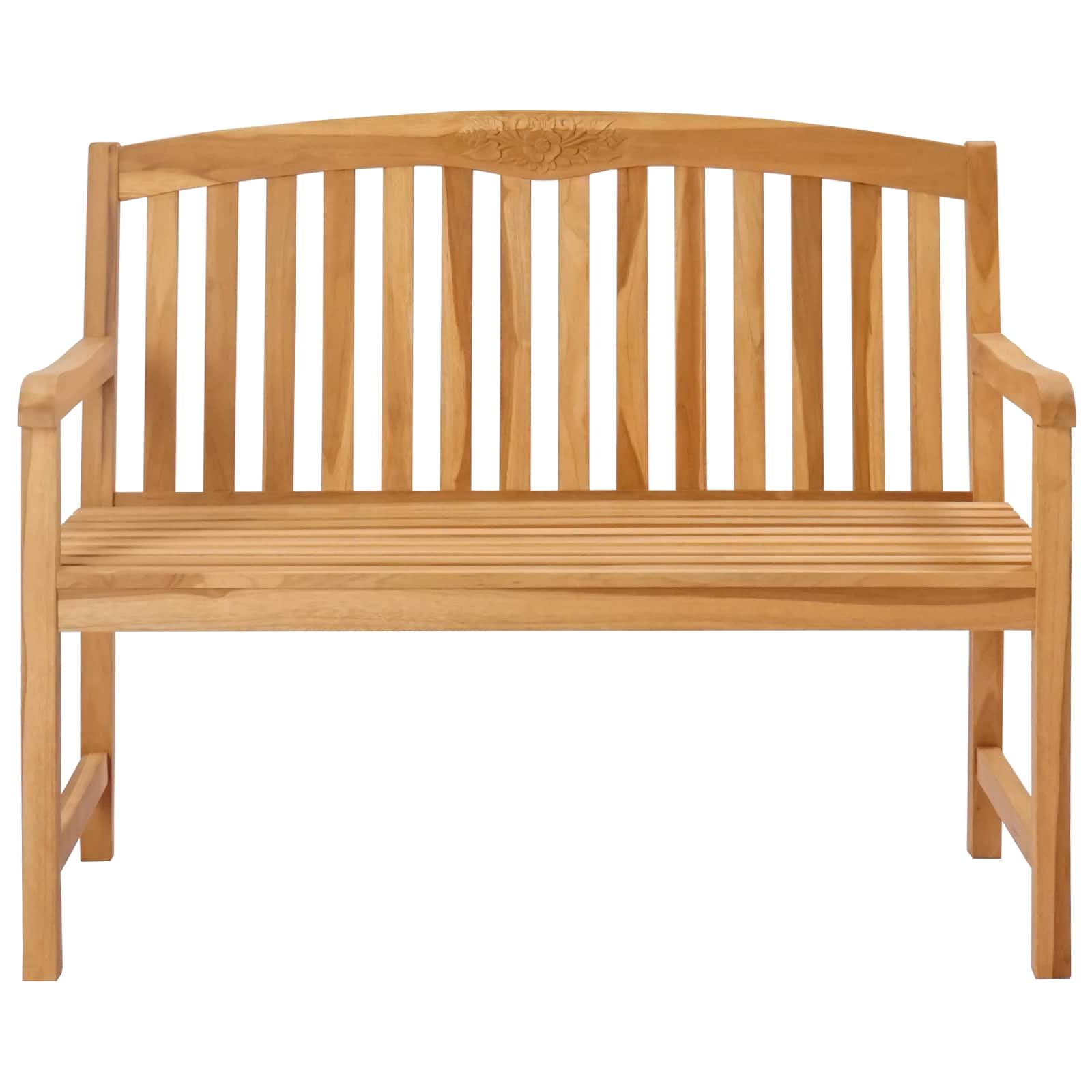vidaXL Handgefertigte Rosenbank Natur 114 x 60,5 x 95 cm