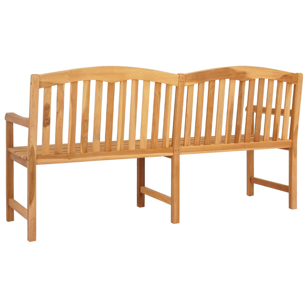 vidaXL Handgefertigte Rosenbank Natur 150 x 60 x 90 cm Massivholz Teak