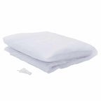 vidaXL Moskito-Netz für Bett 156 Maschen 3 pcs Weiß Polyester