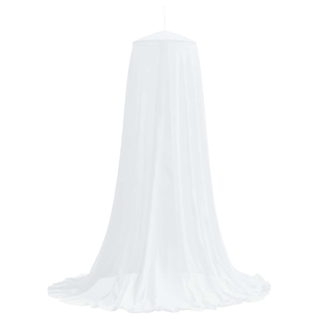 vidaXL Moskito-Netz für Bett 156 Maschen 3 pcs Weiß Polyester