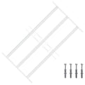 vidaXL Sicherheitsgitter für Fenster mit 3 Querstangen 43-74 cm