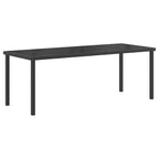 vidaXL Gartenmöbel Set 9 pcs Schwarz und Anthrazit Textilene