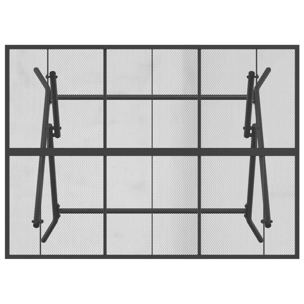 vidaXL Gartenmöbel Set 5 pcs Anthrazit Eisen und Stahl