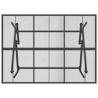 vidaXL Gartenmöbel Set 5 pcs Anthrazit Eisen und Stahl