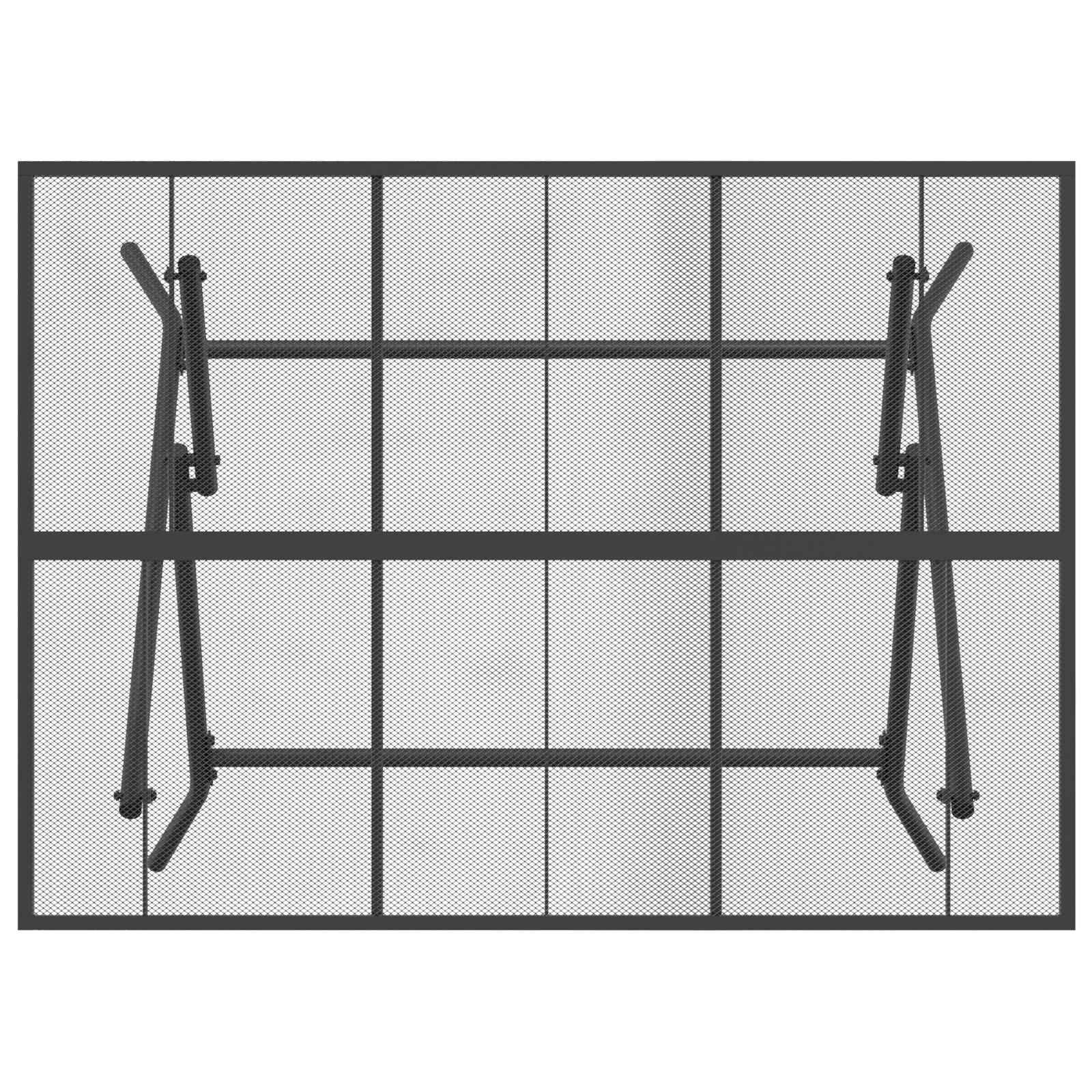 vidaXL Gartenmöbel Set 5 pcs Anthrazit Eisen und Stahl