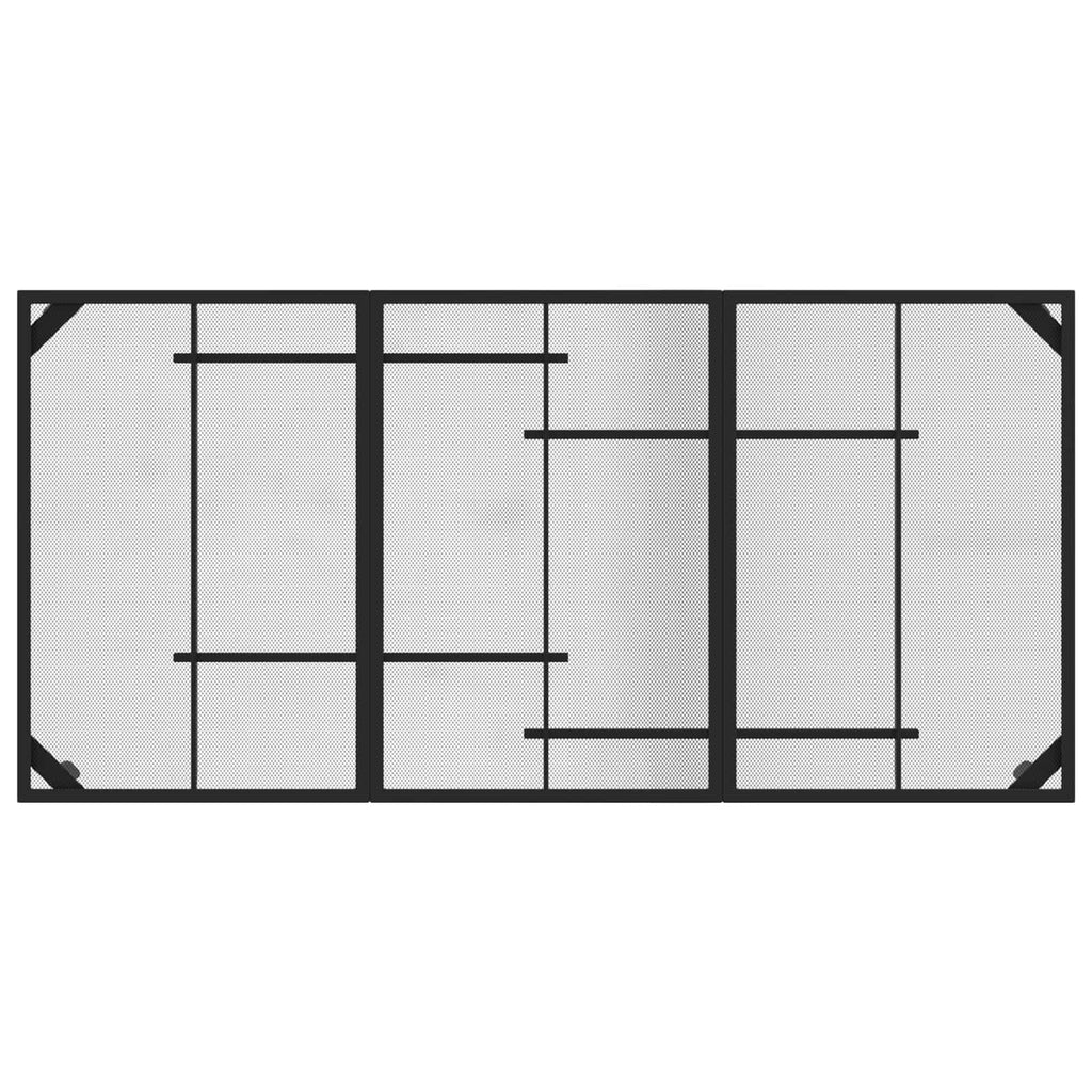 vidaXL Gartenmöbel Set 7 pcs Anthrazit Eisen und Stahl