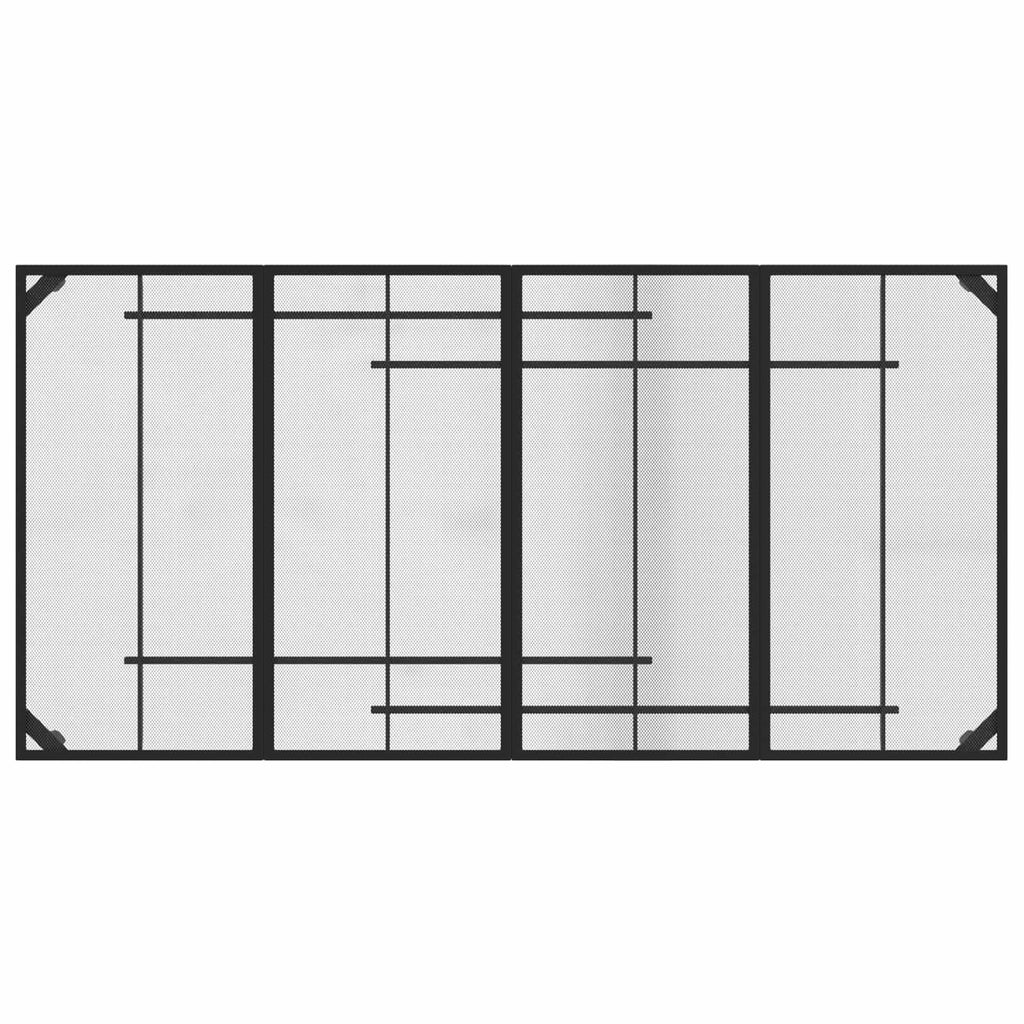 vidaXL Gartenmöbel Set 9 pcs Anthrazit Eisen und Stahl
