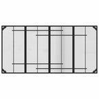 vidaXL Gartenmöbel Set 9 pcs Anthrazit Eisen und Stahl