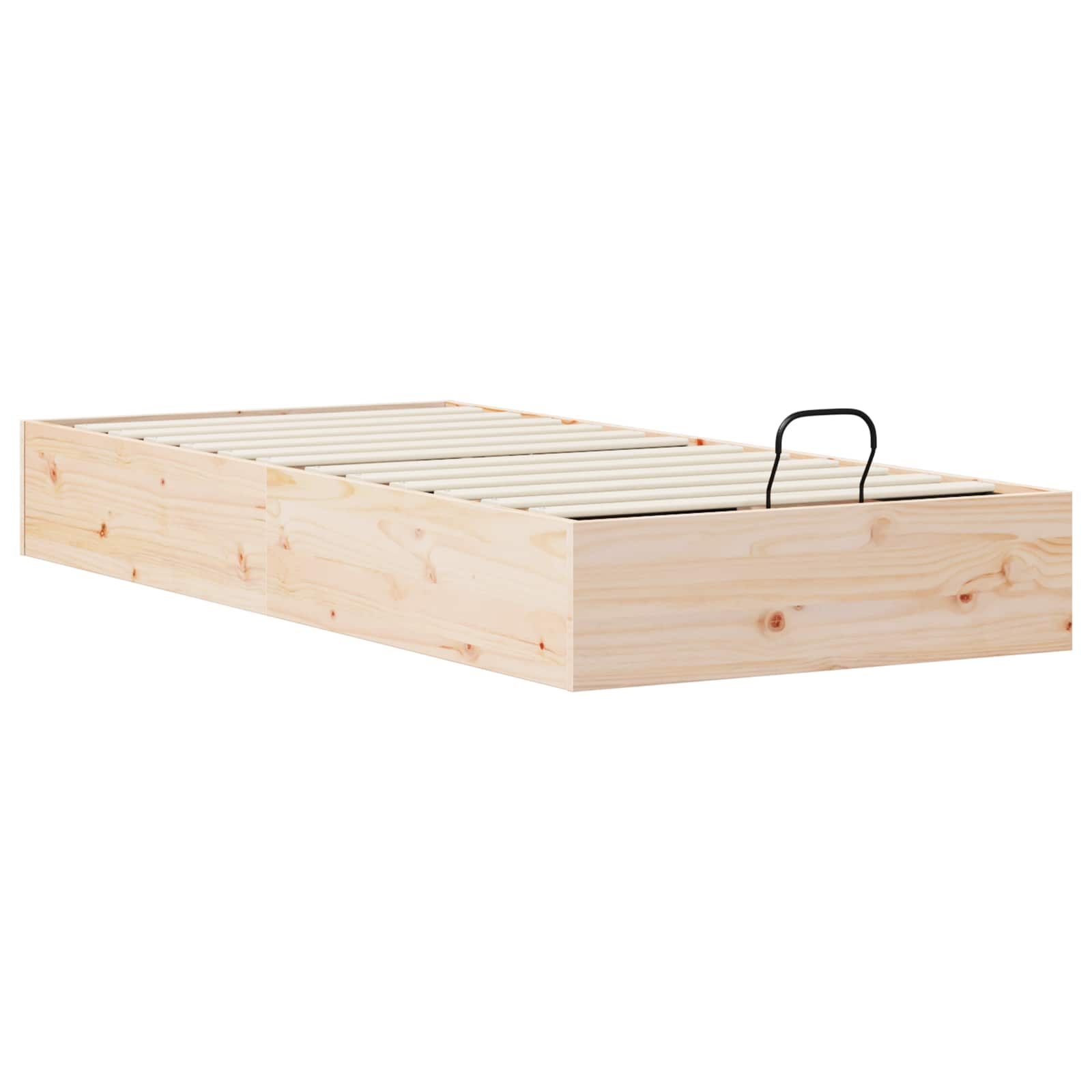 vidaXL Ottoman Bettgestell mit Stauraum Natur 70 x 190 cm