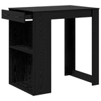 vidaXL Bartisch Schwarz Eichen-Optik 102 x 70 x 103,5 cm Holzwerkstoff