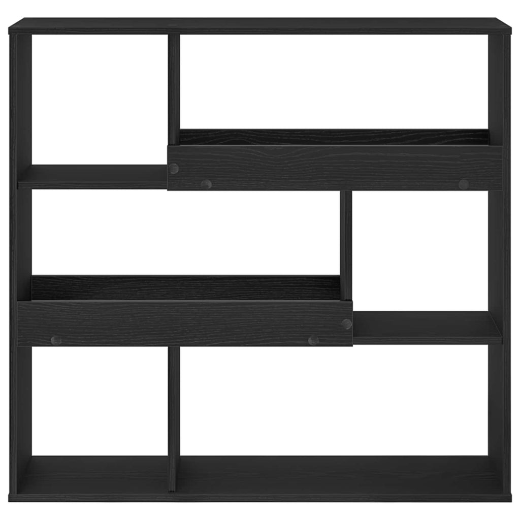 vidaXL Bücherregal Schwarz Eichen-Optik 100 x 33 x 94,5 cm