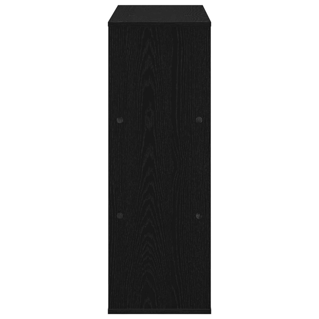vidaXL Bücherregal Schwarz Eichen-Optik 100 x 33 x 94,5 cm