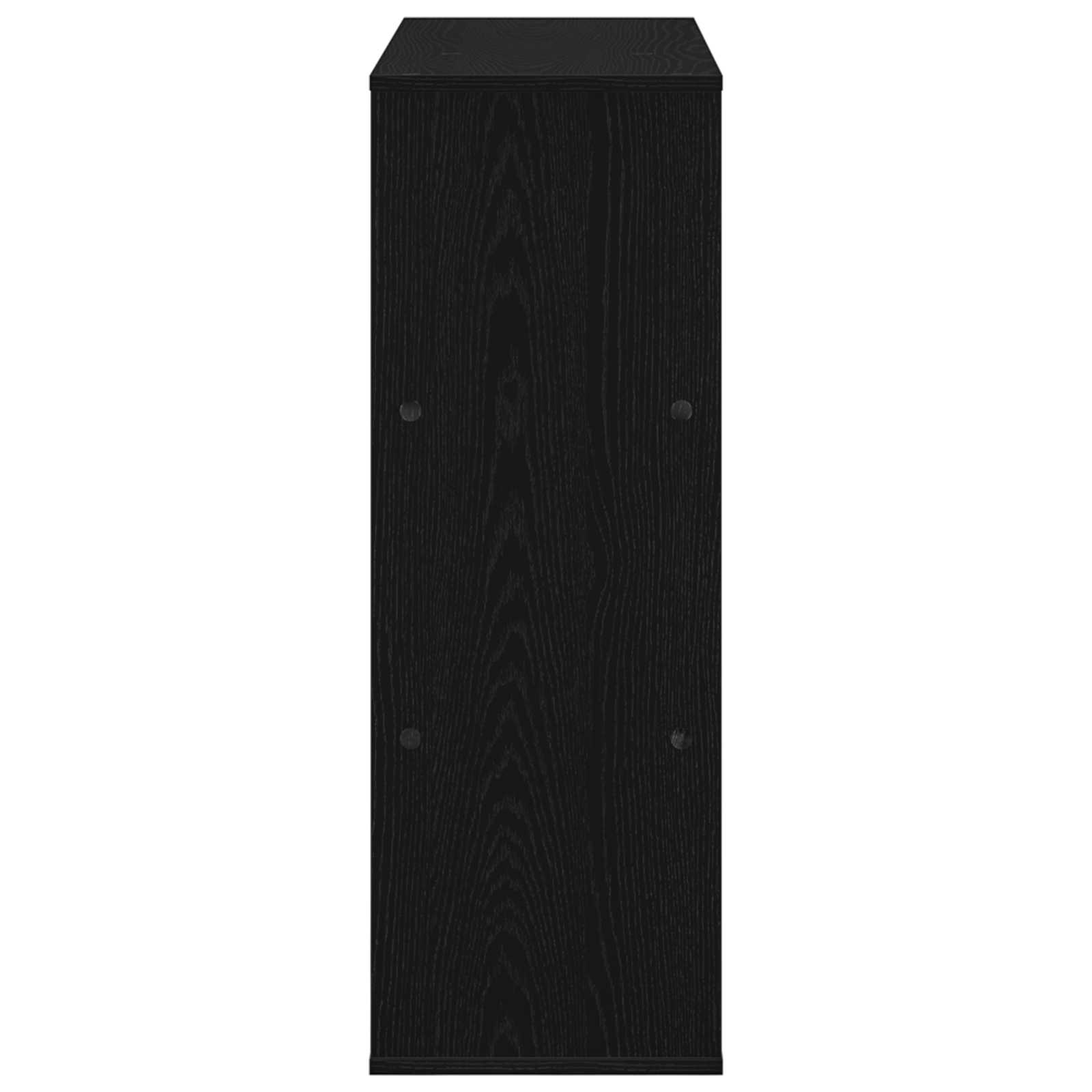 vidaXL Bücherregal Schwarz Eichen-Optik 100 x 33 x 94,5 cm