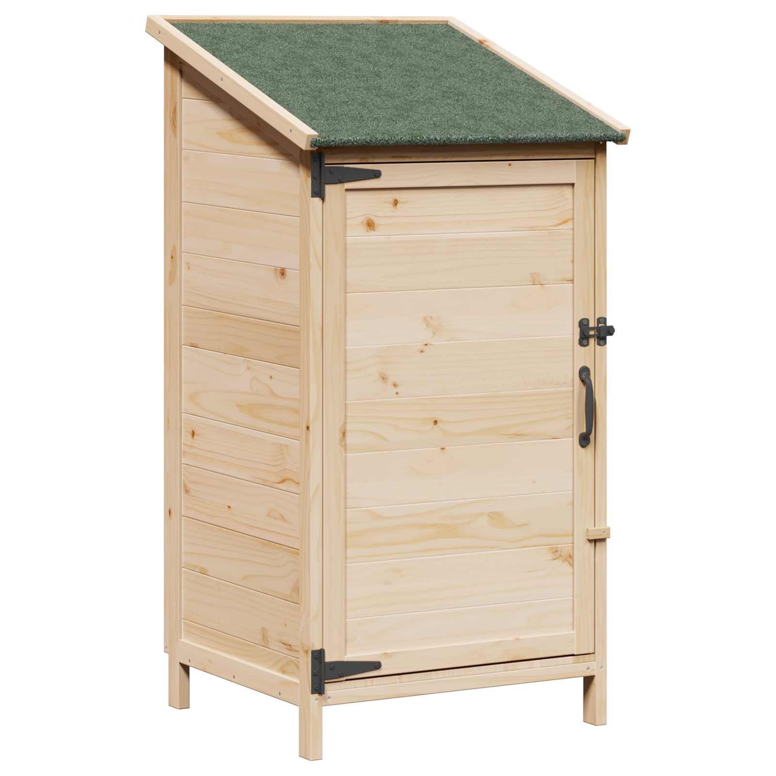 vidaXL Garten Shed Natur 59 x 56 x 113,5 cm Holzwerkstoff