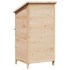 vidaXL Garten Shed Natur 59 x 56 x 113,5 cm Holzwerkstoff