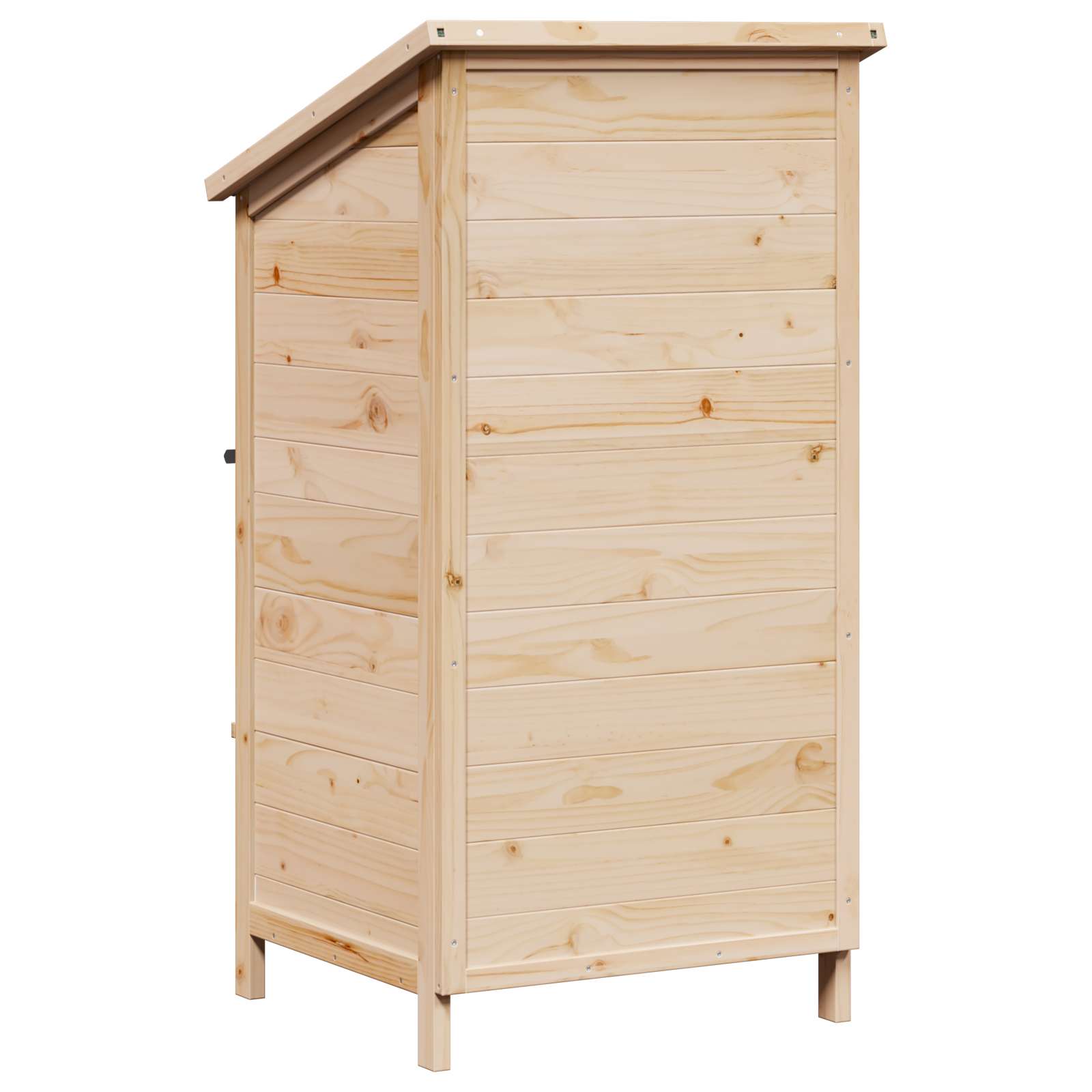 vidaXL Garten Shed Natur 59 x 56 x 113,5 cm Holzwerkstoff