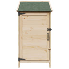 vidaXL Garten Shed Natur 59 x 56 x 113,5 cm Holzwerkstoff
