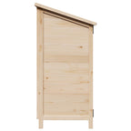 vidaXL Garten Shed Natur 59 x 56 x 113,5 cm Holzwerkstoff