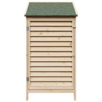 vidaXL Garten Shed Natur 59 x 56 x 113,5 cm Massivholz aus Fichte