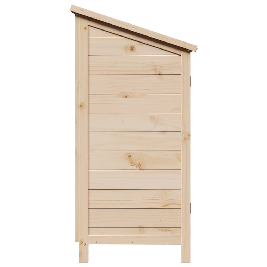 vidaXL Garten Shed Natur 59 x 56 x 113,5 cm Massivholz aus Fichte
