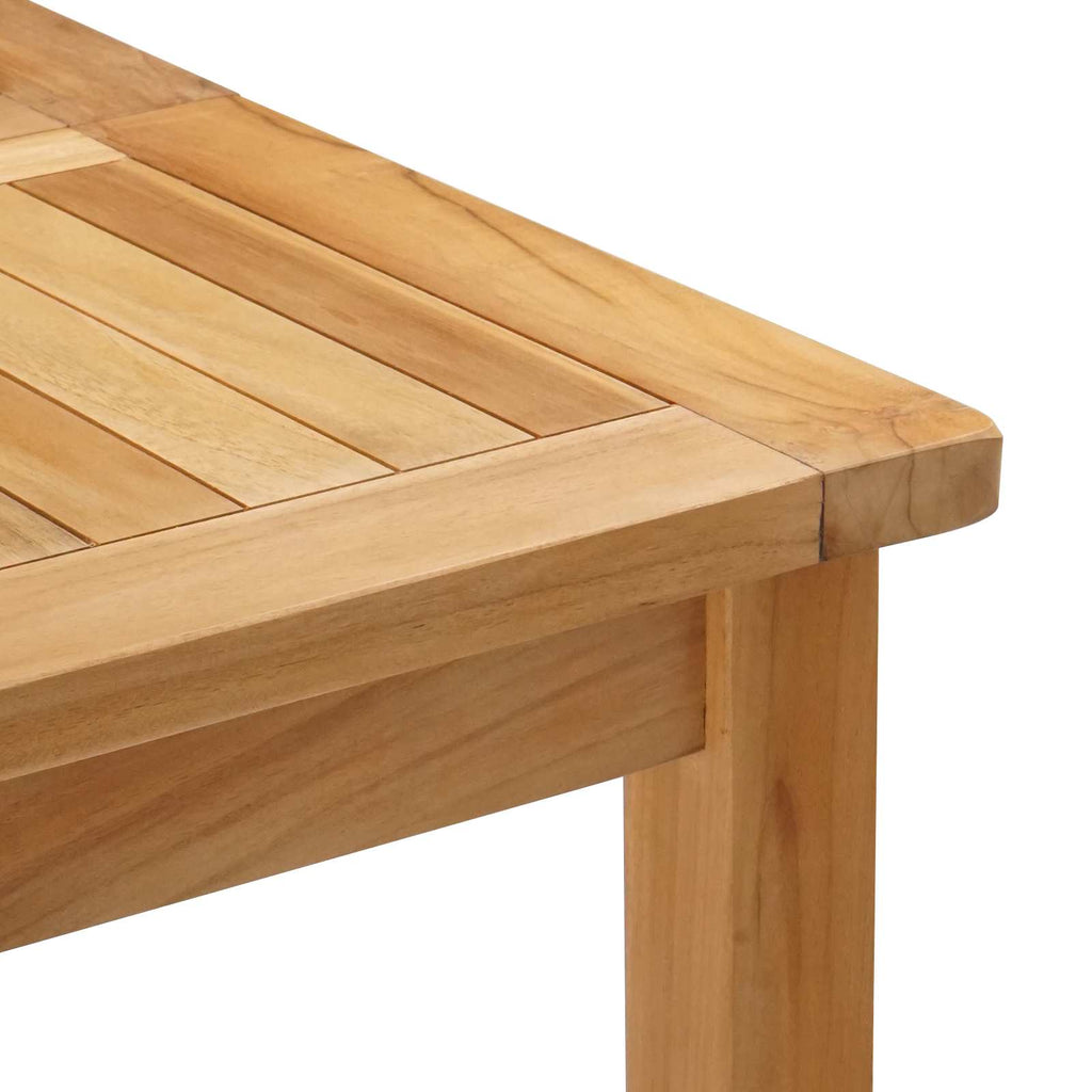 vidaXL Outdoor Bar Set 7 pcs Natur Massivholz Teak