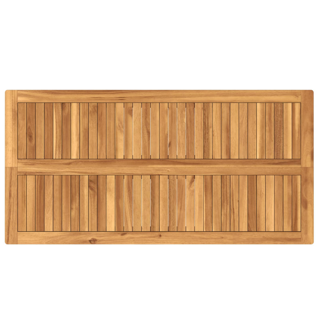 vidaXL Outdoor Bar Set 7 pcs Natur Massivholz Teak