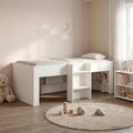 vidaXL Hochbett für Kinder 2 pcs Weiß 80 x 200 cm Holzwerkstoff
