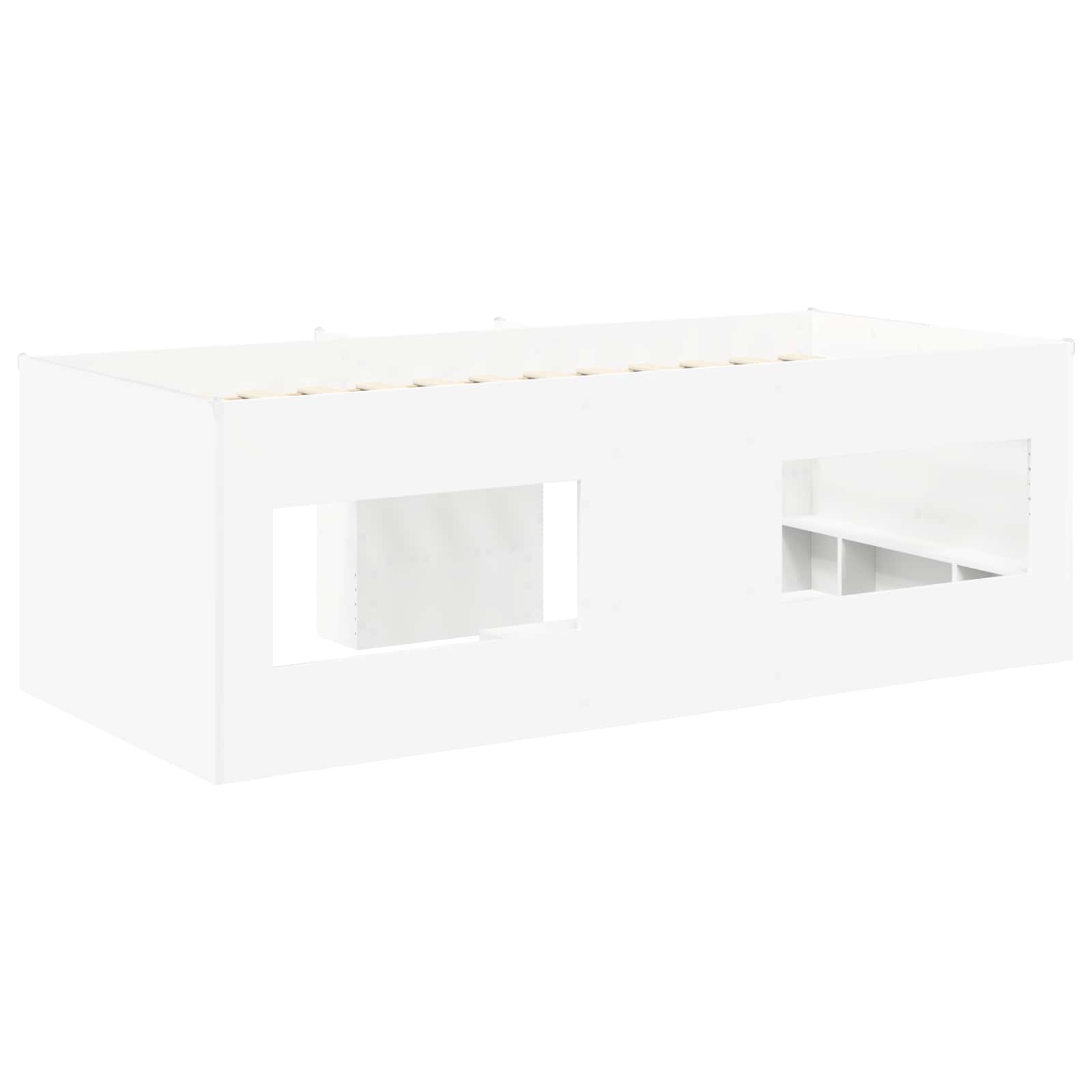 vidaXL Hochbett für Kinder 2 pcs Weiß 80 x 200 cm Holzwerkstoff