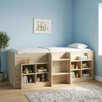 vidaXL Hochbett für Kinder 2 pcs Sonoma 203 x 101,1 x 68,5 cm