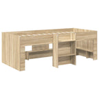 vidaXL Hochbett für Kinder 2 pcs Sonoma 203 x 101,1 x 68,5 cm