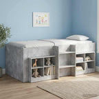 vidaXL Hochbett für Kinder 2 pcs Beton 203 x 101,1 x 68,5 cm
