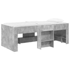 vidaXL Hochbett für Kinder 2 pcs Beton 203 x 101,1 x 68,5 cm