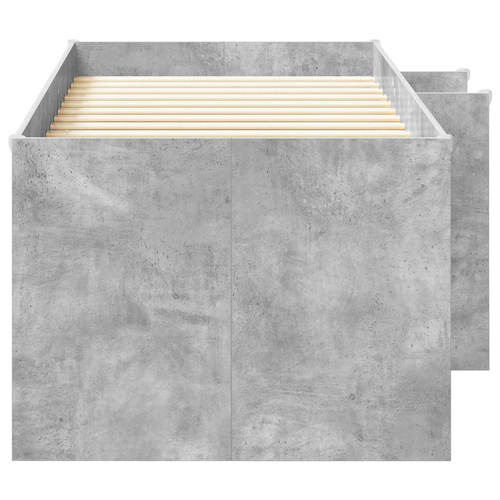 vidaXL Hochbett für Kinder 2 pcs Beton 203 x 101,1 x 68,5 cm