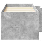 vidaXL Hochbett für Kinder 2 pcs Beton 203 x 101,1 x 68,5 cm