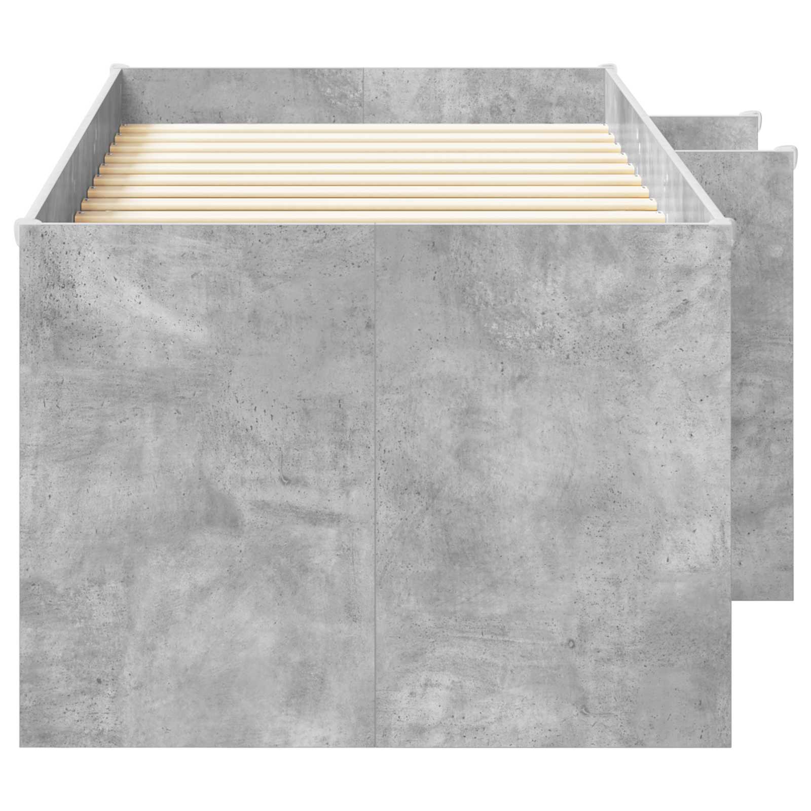 vidaXL Hochbett für Kinder 2 pcs Beton 203 x 101,1 x 68,5 cm