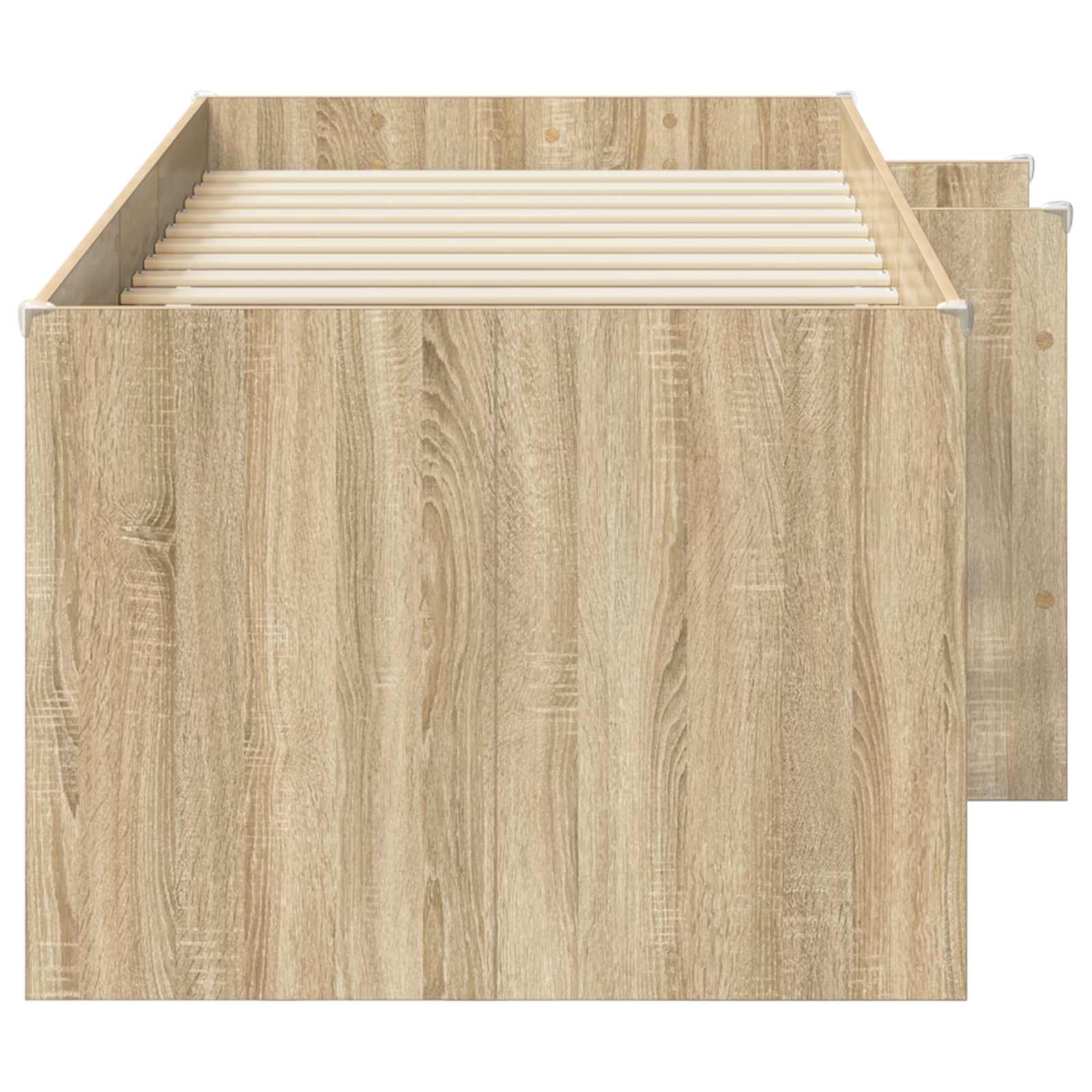 vidaXL Hochbett für Kinder 2 pcs Sonoma-Eiche 90 x 200 cm