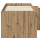 vidaXL Hochbett für Kinder 2 pcs Artisan-Eiche 90 x 200 cm