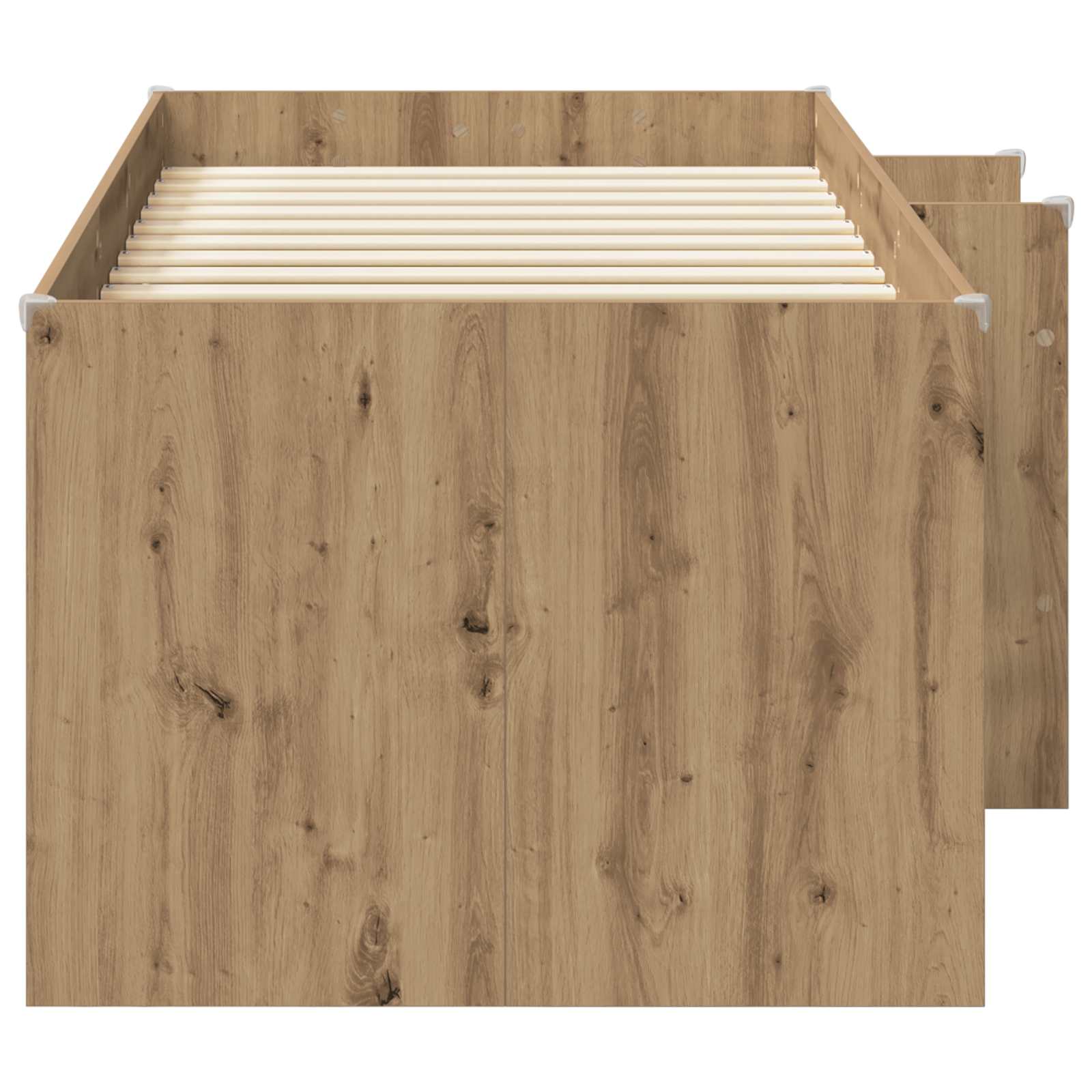 vidaXL Hochbett für Kinder 2 pcs Artisan-Eiche 90 x 200 cm