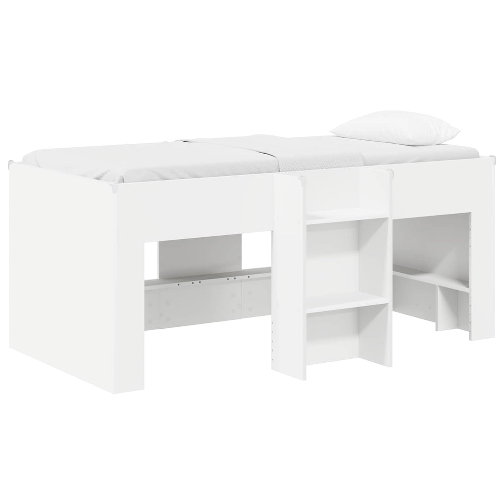 vidaXL Hochbett für Kinder 2 pcs Weiß 163 x 101,1 x 68,5 cm