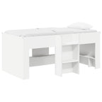 vidaXL Hochbett für Kinder 2 pcs Weiß 163 x 101,1 x 68,5 cm